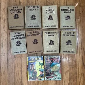 10 Vintage Hardy Boys Books